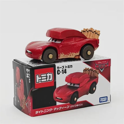 Takara Tomy Cars Lightning McQueen Jackson Storm Alloy car model die-casting collection gift giving classic children's gift toys