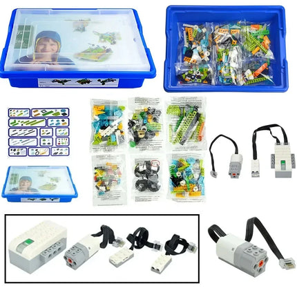 Electric PF Parts Toy Set Fit for Wedo 45300 Hub and WeDo 2.0 Software Fit for MEDIUM MOTORS 21980 45303 Toys Leduo
