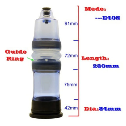 Male Penis Pump Waterproof Masturbator Penis Enlarger S/M Sizes Available Penis Exercise Vacuum Hydrotherapy Cup Adult Sex Toys
