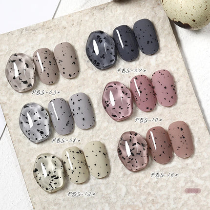 AS 15ml Solid Eggshell Gel Polish Semi Permanent Gel Nail Polish Lamp Varnish Soak Off UV Gel Nail Art Manicure Top Coat