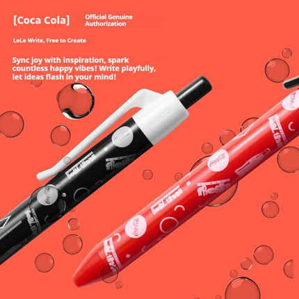 Kaco Gel Ink Pen Set Coca Cola ST Nib No-Smudge Smooth Writing Roller Pens Students Exams Journaling Value Stationery Gift Ideas