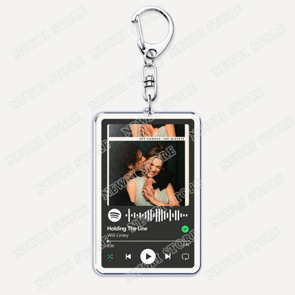 Hot TV Off Campus The Mixtape Keychains Into You U+Ur Hand Music Songs Keyings Jewelry Elle Kennedy Garrett Graham Fans Gifts
