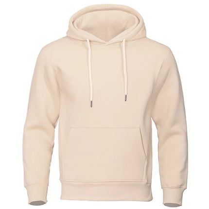 Autumn and Winter Men's and Women's Warm Sportswear Casual Solid Color Pullover Fashionable Hot Selling Fitness Pocket Hoodie