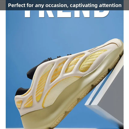 Men's Coconut Shoes Spring Hot Sale Of The Season New Casual Dad Shoes 700v3 Shape Trend Night Light Sports Shoes Lightweight...
