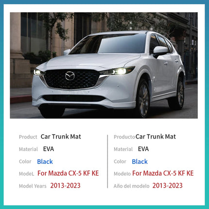 For Mazda CX-5 CX5 CX 5 KF KE Accessories 2013-2023 2014 2022 Auto Trunk Mat Floor Tray Liner Cargo Boot Carpet Waterproof Car