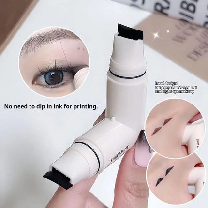 Waterproof Double-Wing Integrated Eyeliner Stamp - Sweat Proof & Long Lasting Easy to Use for Beginners Lazy Makeup Stencil