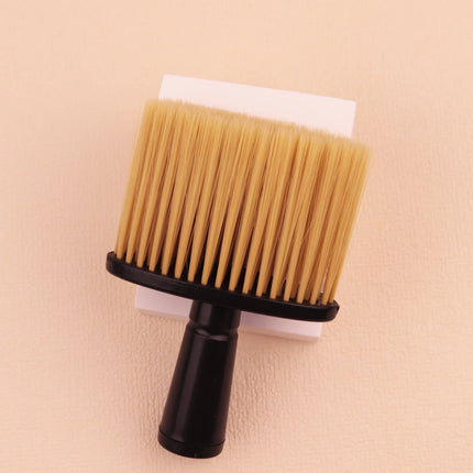 1 hair brush neck hair brush black soft cleaning facial brush suitable for hairdressers and household，Special for real hair wigs