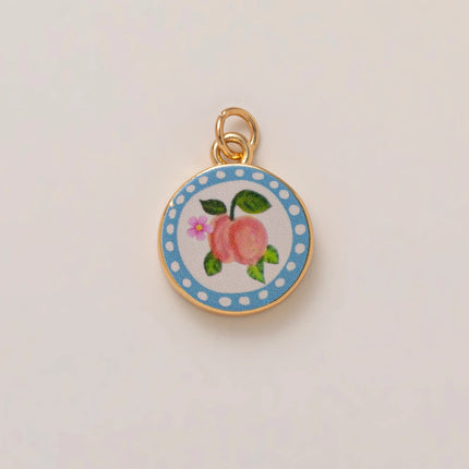 Popular DIY Color Accessories Pendant for Women's 12th Birthday Love Flower charms jewelry making