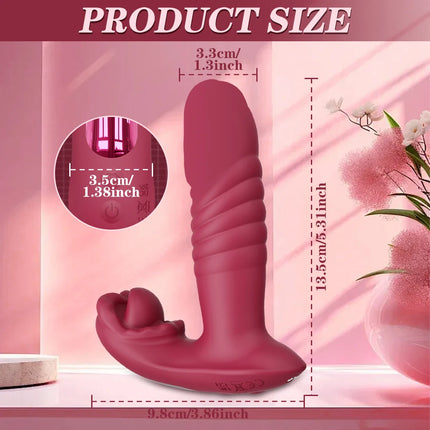 APP Control Thursting Panties Vibrator Wearable Vagina Vibrator for Women G-Spot Clitoris Female Masturbation Sex Toy for Women