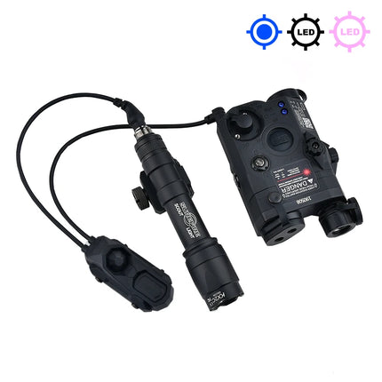 PEQ15 PEQ UHP Surefire M300 M600 Red Green Blue Nylon Flashlight LED Strobe laser AXON Dual Pressure Switch Accessories