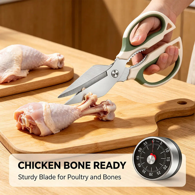 Multi-function Scissors Household Fish-killing Special Shears Roast Chicken and Duck Bones Vegetable Chopping Fish Food