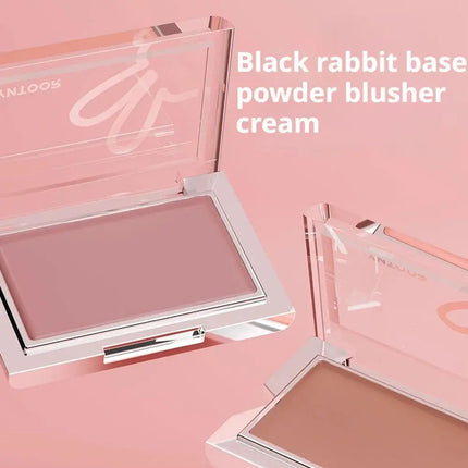 HYNTOOR Two-in-one Cream Blush Concealer Blush Palette Pigmented Long-Lasting Cheek Blush Multiple Shades Natural Flush