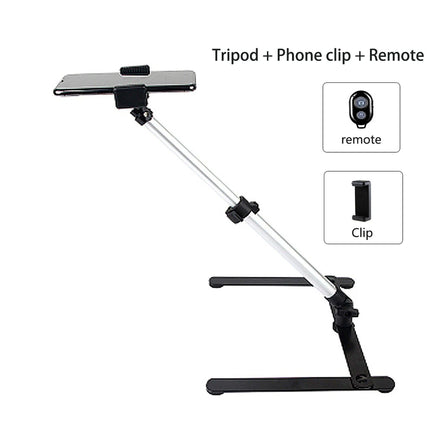 Foldable Overhead Tripod for Smartphone Desktop Tripod for Iphone Phone Tripodlar Tripodes for Note Shooting Tripe for Mobile