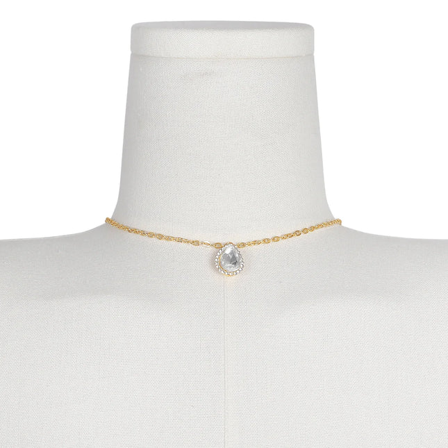 Sexy and fashionable water droplet pendant back chain nightclub party charm women's body chain