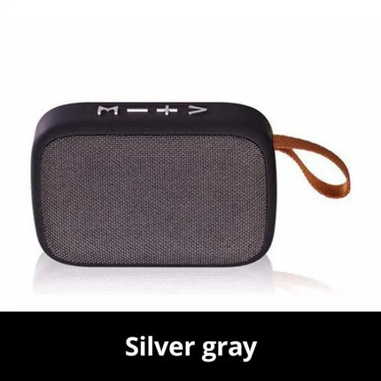 G2 Portable Bluetooth Speaker, Mini Wireless Loudspeaker, 3D Stereo Surround HiFi Sound Box Outdoor Wireless Column Music Player
