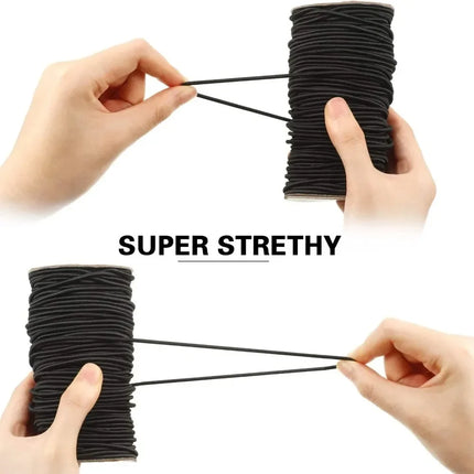 3/4/5/6mm Strong Elastic Rope Bungee Shock Cord for DIY Jewelry Making, Garment Sewing, Handmade Crafts