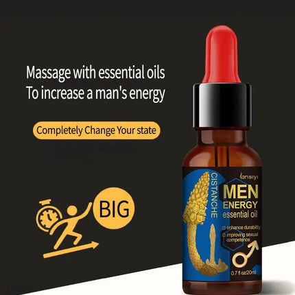 Men's Massage Epimediu Essential Oil Extraction of Cistanche Deserticola Rejuvenate Relieve Fatigue Enhance Durability Epimedium