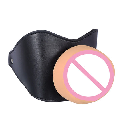 Mouth Gag Bdsm Gag Silicone Simulated Vaginal Plug Leather Adjustable Bondage Penis Massage Thrusting Dildo Sex Toy Women Gay 18