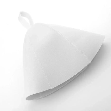 Anti Heat Sauna Hat Thicken Wool Felt Shower Cap Hair Turban Quickly Towel Drying Towel Hats Sauna Bathroom Accessories