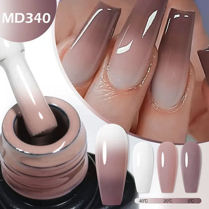 8ml Thermal Nail Gel Polish 3 Colors Changing Semi Permanent Soak Off UV/LED Nail Art Gel Varnish for Manicure Nail Supplies