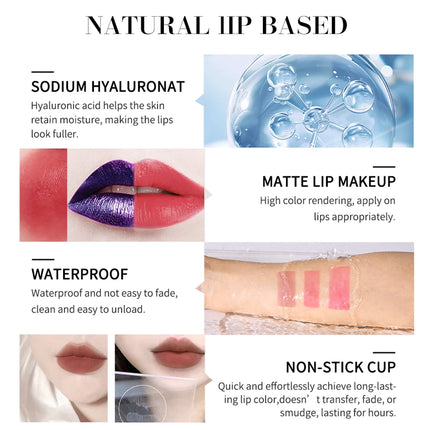 3pcs/set Lip Stain Peel Off And Reveal Long Lasting Waterproof Pink Lip Tint Transfer Proof Natural Lip Stain Tear Off Lip Gloss