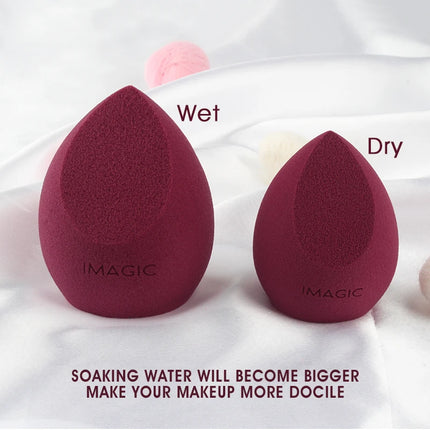 IMAGIC 10PCS/KIT Makeup Sponge Soft For Foundation Concealer Cream Wholesale Healthy Latex Smooth Wet And Dry Women Makeup Tool