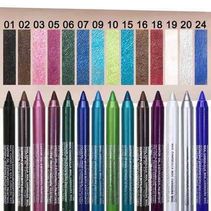 Colorful Eyeliner Pen Pearl Eyeliner Glue  Long-Lasting Liner for Eyelids And Eyebrows