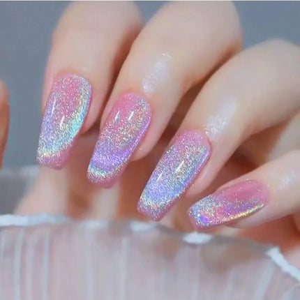 15ML Rainbow Cat Eye Nail Polish Gel Phototherapeutic Gel Soak Off Nail Magnetic Gel Polish Nail Art DlY For Salon At Home