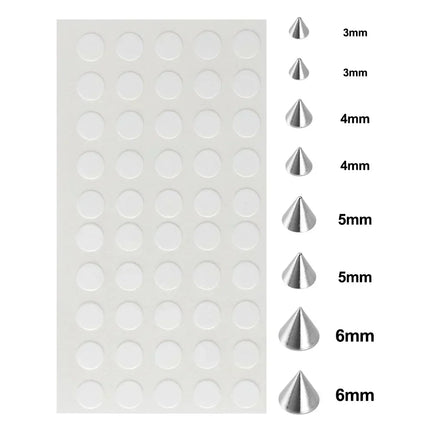 180pcs Non Piercing Lip Nails Sticker Selfadhesive Waterproof Reusable Fake Lip Nail Eyebrow Nose Ring Body Belly Button Jewelry