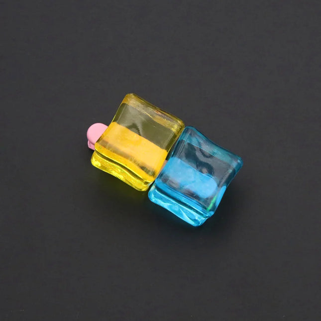 Anime Bocchi The Rock! Gotou Hitori Gotoh Square Hairpin Blue And Yellow Hair Cosplay Accessory Props Girls Women Cos Gift Party