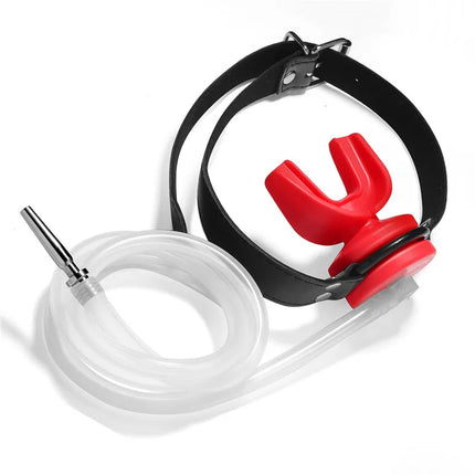 BDSM Piss Urinal Mouth Gag Adult Game Bite Gag Sexual Slave Fetish Harness Penis Plug Flow Into the Mouth Sex Toys For Man Woman