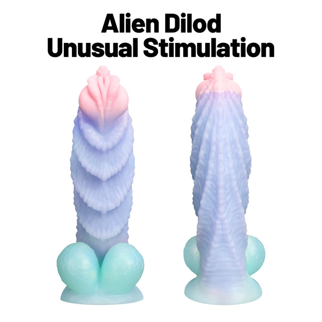 Alien Monster Dildo Anal Plug Liquid Silicone Butt Plug for Adult Masturbation Sex Toys G-spot Clitoris Massage Anus Stimulation