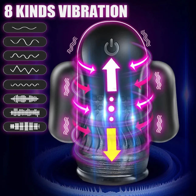 Glans Vibrator Trainer Male Delay Ejaculation Lasting Trainer Vibrator Penis Sex Toy for Pleasure Remote Control Masturbation