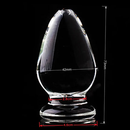 8types Sensual Glass Anal Beads for Women Fancy Butt Squirt Tails Export Anus Experience Fantasy Enthusiasts Sex Toys Lesbian