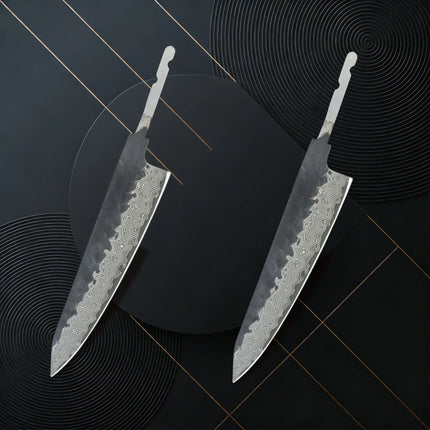 1/2/3/4/10PCS, Forged Damascus Steel Sashimi Knife Blade Kitchen Knife Blade Chef Knife Kiritsuke Knife Blade DIY Making Tool