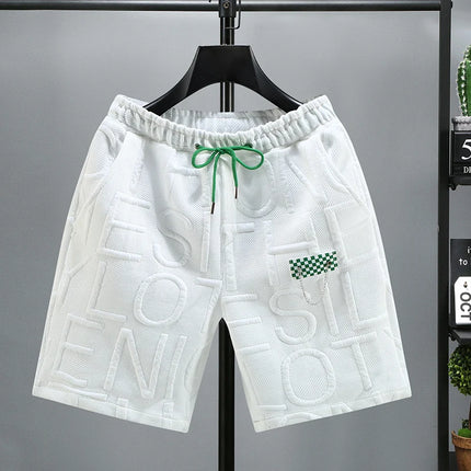 New Fashion knitted Shorts Men Comfortable Elastic Waist Clothing Male Breathable Short Trousers plus size