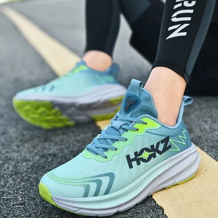 Carbon Plate Air Cushion Running Shoes for Men Soft Chunky Sneakers Women Daily Commuting Shoes Outdoor Casual Walking Shoes