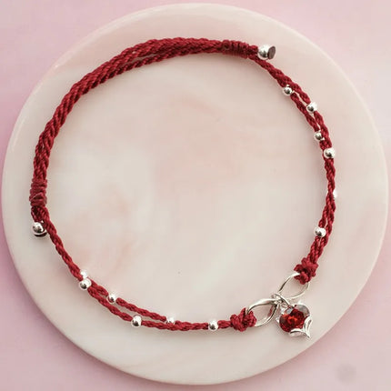 PANJBJ 925 Silver Color Mosubi Zircon Anklet For Women Girl Simplicity Retro Exquisite Jewelry Birthday Gift Dropshipping