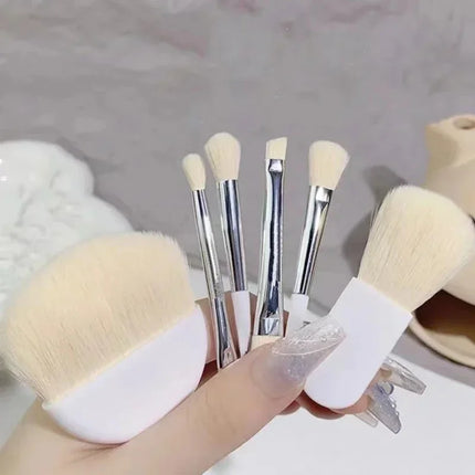 6pcs  Mini Makeup Brush Set Professional Portable Foundation Concealer Eyeshadow Powder Blush Brush Beauty Makeup Tools