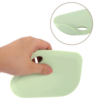 Silicone Dough Scraper Standing Baking Dough Pizza Cutter Pastry Slicer Blade Handheld Flour Scraper Kitchen Gadgets Tools