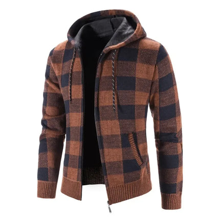 LEGIBLE 2025 Men's Sweaters Autumn Winter Wool Zipper Cardigan Sweaters Man Casual Knitwear Sweatercoat Male
