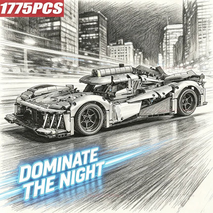 2026 New 1:10 Scale Supercar Race Model Kit 1775Pcs Building Set Adults Kid Mechanical Speed Toy Gift Christmas Holiday Playtime