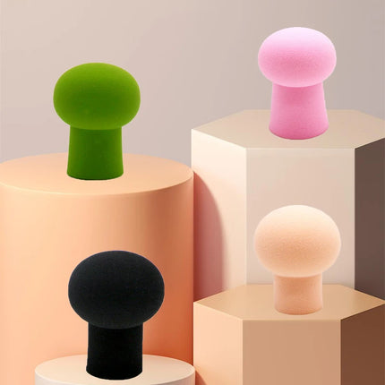 1/2/3pcs Sponge Makeup Puff Mushroom Head Cosmetic Puff Powder Liquid Foundation Puff Soft Delicate Sponge Beauty Makeup Tool