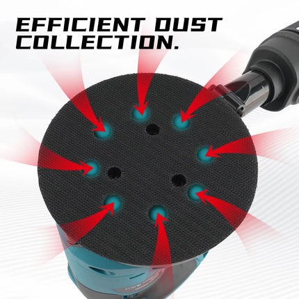 Makita DBO180Z Cordless Body Only Cordless 18 V Li-ion Random Orbit Sander, 125 mm  Woodworking Sanding Putty Polishing