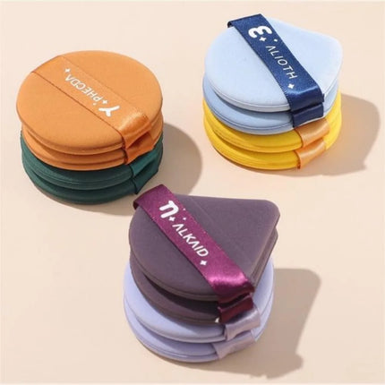 New Hydrophilic polyurethane Round Face Powder Soft Dry and Wet Dual-use Cosmetic Puff Washable Lightweight Makeup Sponge