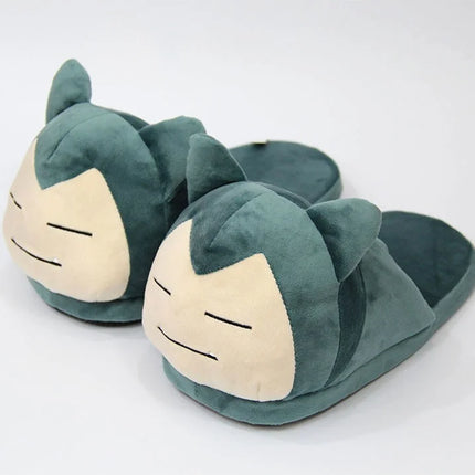 New Panda Bubu And Yier Plush Slippers Cartoon Panda Indoor Couple'S Warm Cotton Slippers Autumn And Winter Gift