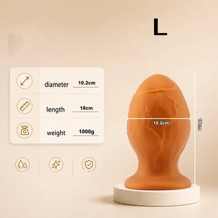 S/XXL Buttplug Silicone Super Big Anal Dildo Balls Fisting Huge Butt Plug Anal Dilator Training Masturbation Sex Toy Men Women