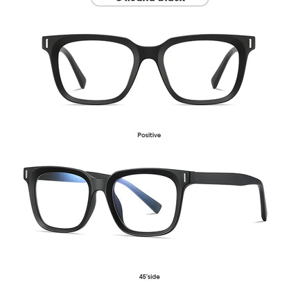 JMISUS Fashion Square Prescription Glasses Women Men Photochromic Progressive Myopia Optical Eyewear Lenses with Custom Recipe