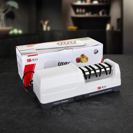 TAIDEA Professional Electric Knife Sharpener EU PLUG Grit 360/600# and Polishing Sharpening Stone GrindStone Power 18W