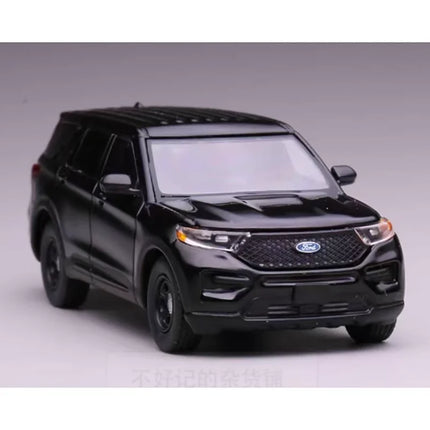 596 1/64 Scale E350 Explorer Suburban Tahoe Model Die-cast Alloy Car Model Collectible Decorative Ornament